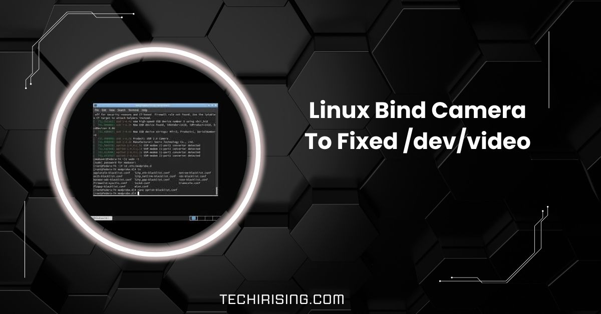 Linux Bind Camera To Fixed /dev/video